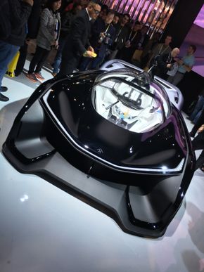 Faraday Futures konseptbil ble vist frem på CES i januar. <i>Foto: Jan Moberg</i>