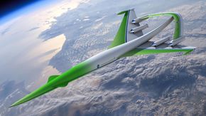 For fem år siden designet Lockheed Martin dette supersoniske konseptet der en halekonstruksjon med en snudd V-form over de fire motorene skulle bidra til å redusere trykkbølgene i overlydsfart. <i>Foto: Lockheed Martin</i>