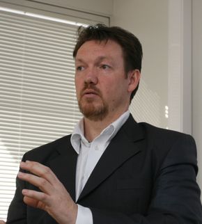 Teknologidirektør Nils-Ove Gamlem i Cisco. <i>Foto: Marius Jørgenrud</i>