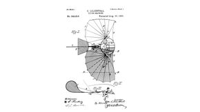 Lilienthals patent på flymaskin fra 1895. <i>Foto: Otto Lilienthal Museum Anklam</i>