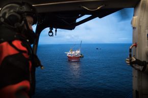 Goliat-plattformen er det første oljefeltet som produserer i Barentshavet. Det har vært en lang og problemfylt vei. <i>Foto: Eirik Helland Urke</i>