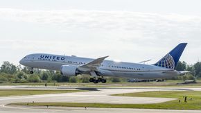 United Airlines flyr den hittil lengste dreamlinerruta med sin B787-9. <i>Foto: Tim Stake</i>