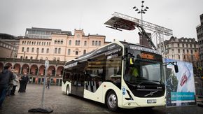Med CO2-fond kan det bli flere elbusser og nullutslipps vogntog. <i>Foto: Teknisk Ukeblad</i>