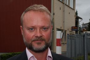 Geir Axel Oftedah, direktør for forretningsutvikling i Jotun. <i>Foto: Tore Stensvold</i>