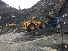 Tilkoblet pukkverk: NCC ønsker å ta i bruk deler av gruveteknologien på et pukkverk i Trondheim. <i>Foto: Avanade</i>