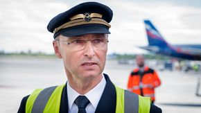 Peter Ostwald har 26 års erfaring med A320. <i>Bilde: Eirik Helland Urke</i>