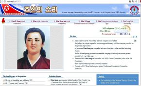 Et av propaganda-nettstedene Nord-Korea tilbyr hele verden. <i>Bilde: Skjermdump</i>