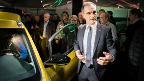 Ralf Hannappel, sjef for elektrifisering i Opel. <i>Foto: Eirik Helland Urke</i>