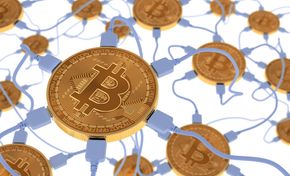 Det var bitcoin som gjorde blockchain kjent, men nå tas teknologien i bruk innenfor en rekke andre områder også. <i>Foto: Colourbox</i>