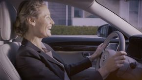 Skype for Business kommer innebygget i Volvos nye 90-serie. <i>Foto: Volvo</i>