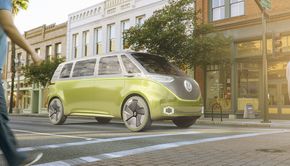 Volkswagen I.D. Buzz er et elektrisk minibusskonsept. <i>Foto:  Volkswagen</i>