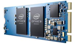 Intels Optane-SSD med M.2-sokkel har lav kapasitet (opptil 32 GB) og er først og fremst ment som cache til SSD-er. <i>Foto: Intel</i>