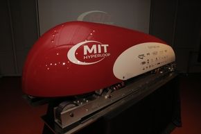 Transportkapselprototype utviklet av MIT Hyperloop. <i>Foto: MIT Hyperloop</i>