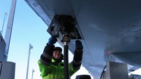 Oslo Lufthavn tilbyr biodrivstoff. <i>Foto: Oslo Lufthavn</i>