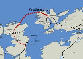 Atlanterhavstunnelen ble åpnet i 2009. <i>Foto: Statens vegvesen</i>