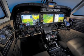I den nye B250-cockpiten er det Rockwell Collins Pro Line Fusion-avionikk. <i>Foto: Textron Aviation</i>
