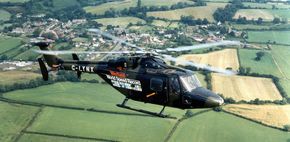 Dette er G-LYNX som i 32 år har hatt hastighetsrekorden for konvensjonelle helikoptre. <i>Bilde:  Leonardo Helicopters</i>