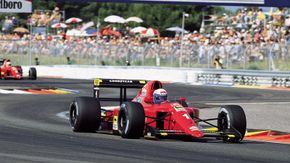 Alain Prost tok Ferraris hundrede Formel 1-seier på Paul Ricard 8. juli 1990. <i>Foto: Scuderia Ferrari</i>