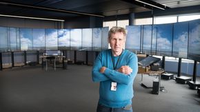 Jens Petter Duestad er operativ sjef for Bodø Remote Tower Center (RTC). <i>Bilde:  Eirik Helland Urke</i>