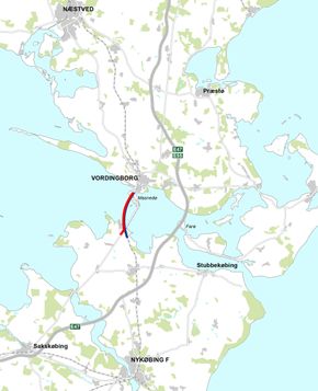 Storstrømsbroen mellom  Sjælland og Falster blir Danmarks tredje størte.