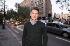 Carl Edvard Endresen, sjef for Uber i Norge sier Uber Pop tar en pause i Norge. <i>Foto:  NTB Scanpix</i>