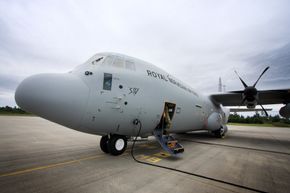 Det var dette C-130J-flyet, «Siv», som havarerte for litt over sju år siden. <i>Foto:  Per Erlien Dalløkken</i>