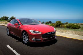 Tesla Model S. <i>Bilde:  Tesla Motors</i>