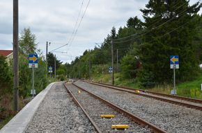 ERTMS-skilting <i>Bilde:  Jernbaneverket</i>
