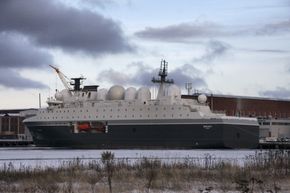 Marjata IV er skipsteknisk designet av LMG i Bergen i samarbeid med Vard Langsten og Forsvaret. Ut over lengden på 125 meter og bredden på 23 meter, er det lite Forsvaret vil si om skipet. <i>Bilde:  Tore Stensvold</i>