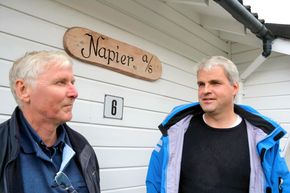 Gründere: De to gründerne og rederne, Arnt Eidesvik (t.v.) og Kjetil Tufteland, var lenge de eneste norske rederne med slaktebåt (Thomas Førde).