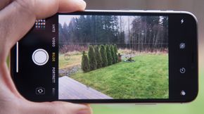 Kamera-appen i Iphone X. <i>Foto:  Kurt Lekanger</i>