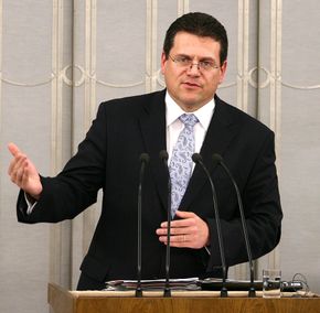 Maroš Šefčovič, EU-kommisjonens visepresident. <i>Foto:  Katarzyna Czerwińska/CC S-A 3.0 P</i>