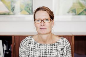 Lone Strøm er leder for den danske riksrevisjonen. <i>Foto:  Helga C. Theilgaard +45</i>