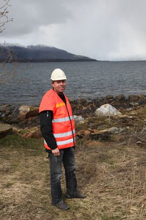 Statens vegvesens prosjektleder for Møreaksen, Harald Inge Johnsen. <i>Bilde:   Kjell Herskedal</i>