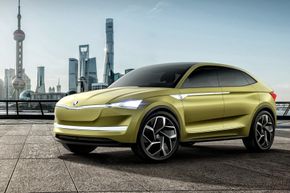 Škoda Vision E skal trolig produseres fra 2020. <i>Bilde:  Škoda</i>