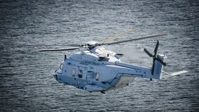 De svenske NH90-helikoptrene har 25 cm høyere kabin enn de norske. <i>Bilde:  Ola Jacobsen</i>