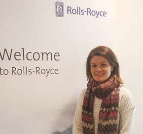 Tekna-tillitsvalgt Helene Rangnes ved Rolls-Royce Marine i Ålesund. <i>Bilde:  Privat</i>