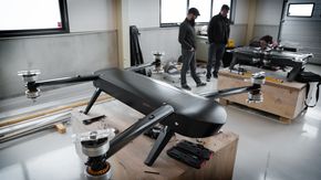 Den nye drona Griff 135 er snart klar for produksjon. <i>Foto:  Eirik Helland Urke</i>