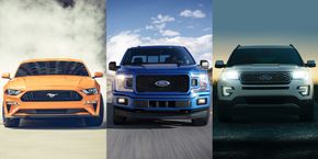 Modeller som F-150, Mustang, og Explorer skal hybridiseres. <i>Foto:  Ford</i>