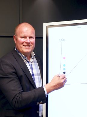 Thomas Råge, IT-salgssjef i Samsung Norge. <i>Foto:   Kurt Lekanger</i>