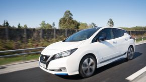 Nissan Leaf er fremdeles en aktuell bilmodell for dem som er ute etter en kompakt elbil. <i>Foto:  Eirik Helland Urke</i>