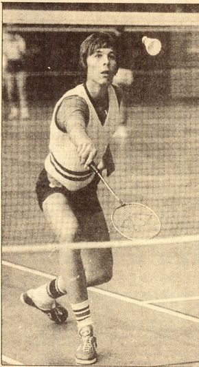 Ung og lovende: Crister Fritzson var et stort talent i badminton og konkurrerte ofte hver helg da han var yngre. <i>Foto:  Privat</i>
