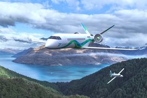Zunum Aero er en av aktørene som jobber med å utvikle elektriske fly. <i>Illustrasjon:  Zunum.</i>