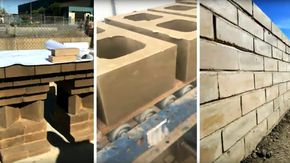 The Boring Company vil produsere billig murstein fortløpende fra boringen. <i>Foto:  The Boring Company</i>