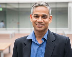 Amit Morya, program manager i Google Maps. <i>Foto:  Eirik Helland Urke</i>