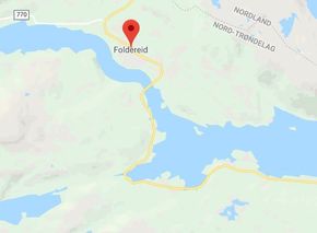 Det skal jobbes i Finnmotunnelen og Bergsviktunnelen ikke langt fra grensen til Nordland. <i>Foto:  Google Maps</i>