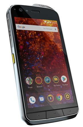 Android: Sett forfra ser Cat S61 ut som en mobiltelefon som er laget av ingeniører uten at noen designer har vært med i prosessen. Men det er en grunn til det. <i>Foto:  Bullitt Group</i>