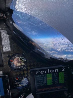 Cockpiten på Perlan 2. <i>Foto:  Perlan Project</i>