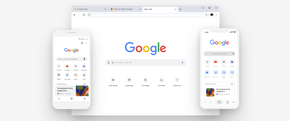 Chrome får også diverse designendringer i form av blant annet nye ikoner og avrundede kanter. <i>Foto:  Google</i>