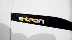 E-tron-logo. <i>Foto:  Marius Valle</i>